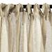 Linen Sheer Tie Top Drapery Panel - Natural, 54"W x 84"L - Ballard Designs