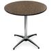 McCourt Manufacturing ProRent Round Breakroom Table Metal in Gray/Brown | 30 H x 30 W x 30 D in | Wayfair 72011BG