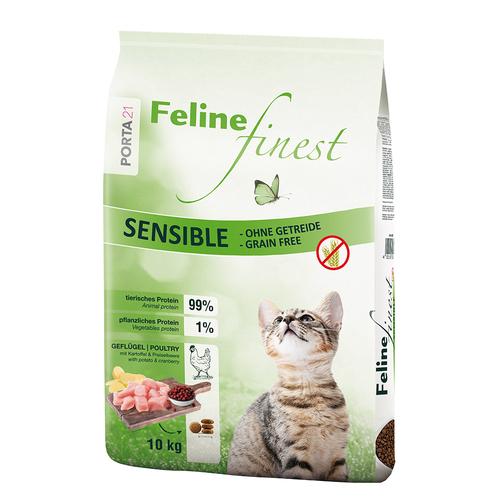 10kg Finest Sensible Porta 21 Getreidefrei Katzenfutter trocken