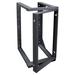 Quest Manufacturing Swing Out Wall Rack, Steel in Black | 48 H x 20.5 W in | Wayfair SR1943-25-02