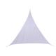 Voile d'ombrage triangulaire CURACAO Blanc 3 x m - Polyester Hespéride