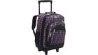 Everest Patterned Wheeled Backpack - Purple/Black Plaid