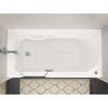 Therapeutic Tubs Stream 59.6" x 30" Walk in Air/Whirlpool Bathtub Acrylic | 22 H x 59.6 W in | Wayfair WFSI3060LWA