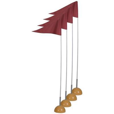 Champion Sports Spring Loaded Corner Flags - Set of 4 (USC4)