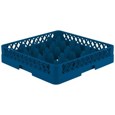 Vollrath TR18 Traex® Rack Max Full-Size Royal Blue 12-Compartment 3 1/4" Glass Rack