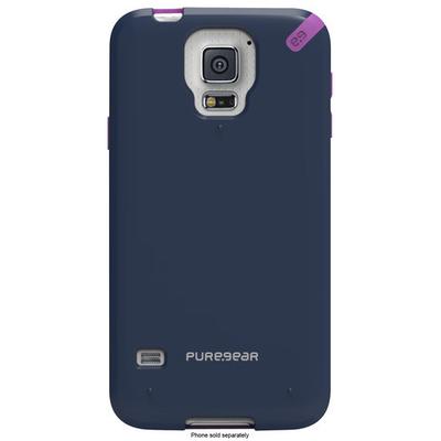 PureGear Slim Shell Case for Samsung Galaxy S 5 Cell Phones - Mystical Blue