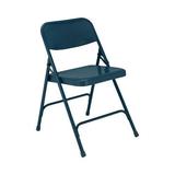 National Public Seating 200 Series Industrial Folding Chair (Set of 4) 200/240 Series Color: Blue screenshot. Chairs directory of Office Furniture.