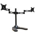 Mount-it Dual Arm Freestanding Monitor Stand Height Adjustable 2 Screen Desk Mount, Metal in Black | 13 H x 18.7 W in | Wayfair MI-792