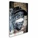 Trademark Fine Art "Hiphop Yankee Fan Pop Art" by Yale Gurney Painting Print on Wrapped Canvas Canvas | 24 H x 16 W x 2 D in | Wayfair