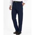 Blair John Blair Signature Relaxed-Fit Pleated-Front Dress Pants - Blue - 44