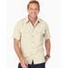 Blair Men's John Blair® Short-Sleeve Linen-Look Pilot Shirt - White - SML