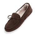 Blair John Blair Suede Moccasin Slippers - Brown - 13 - Medium