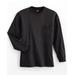 Blair Men's John Blair Everyday Jersey Knit Long-Sleeve Pocket Tee - Black - SML