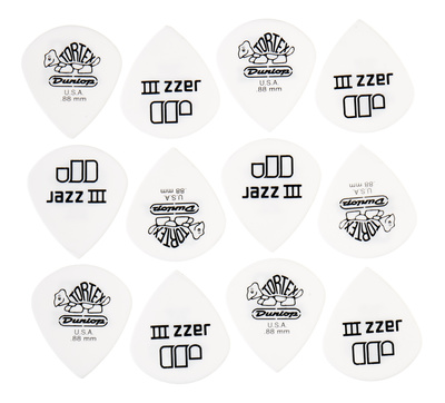 Dunlop Tortex Jazz III White 0,88