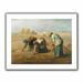 ArtWall 'The Gleaners' by Jean Francois Millet Painting Print on Rolled Canvas in Blue/Brown | 22 H x 28 W x 0.1 D in | Wayfair millet-b-003-18x24