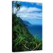 ArtWall 'Kalulua Trail Kauai' by Kathy Yates Photographic Print on Wrapped Canvas in White | 36 H x 24 W x 2 D in | Wayfair Kyates56-24x36-w