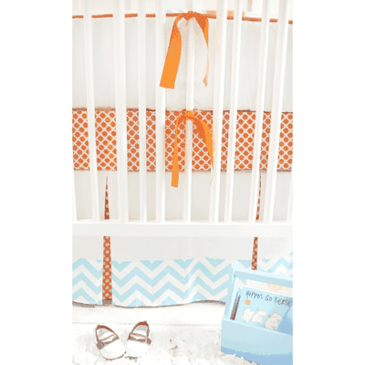 New Arrivals Orange Crush 4 Piece Crib Bedding Set