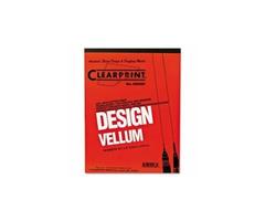 Clearprint Design Vellum Paper, 16lb, White, 8-1/2 x 11, 50 Sheets/Pad (CHA10001410)