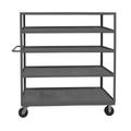 Durham Manufacturing Rolling Service Stock Utility Cart Metal in Gray | 60 H x 24 W x 36 D in | Wayfair RSC-2436-5-3K-95