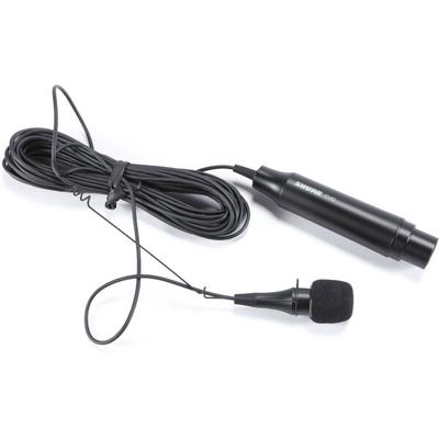 Shure Cardioid Overhead Mic BK Condenser w/25' attached cable