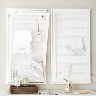 Beadboard Drying Rack - Hanging Rail - Ballard Designs