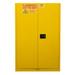 Durham Manufacturing 65" H x 43" W x 18" D Manual Door Safety Cabinet in Yellow | 65 H x 43 W x 18 D in | Wayfair 1045M-50