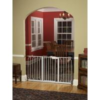 Regalo Extra Wide 58 Inch WideSpan Walk Through Safety Gate, White