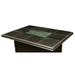 The Outdoor GreatRoom Company Fire Pit Glass Cover | 0.25 H x 25.5 W x 13.5 D in | Wayfair 1224-GREY-GLASS-COVER