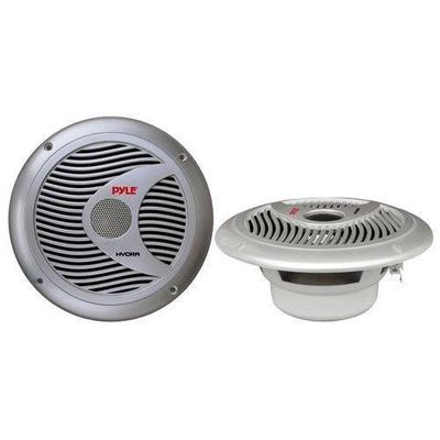 Pyle PLMR60S 6.5in 150W 2 Way Marine Speakers Silver 150W Max