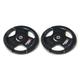 Bodypower 10Kg Rubber Encased Tri Grip Standard Weight Plates (x2)