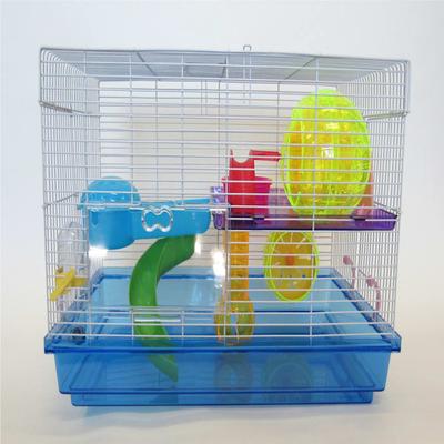 YML Blue Large Hamster Cage, 18" L X 12" W X 12" H