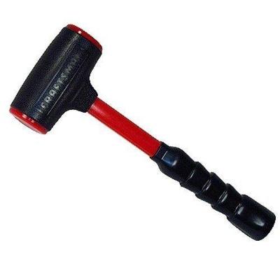 Nupla Hammer. Extreme Power Drive Soft-Face 2 lb. Hammer with 2 Urethane Faces, Fiberglass Handle 10