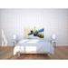 Noyo Home Solid Wood Panel Headboard Upholstered/Cotton in Black | 35 H x 52 W x 2 D in | Wayfair PropellerBlue_D_Set