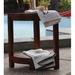 Decoteak Outdoors Solid Wood Side Table in Brown | 18 H x 12 W x 12 D in | Wayfair DT130B