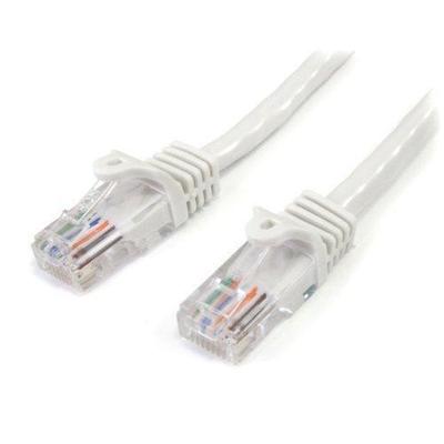 Snagless Cat 5E Utp Patch Cable Patch Cable Rj45 (M) Rj45 (M) 7 Ft Utp Cat 5E Molded Snagless White