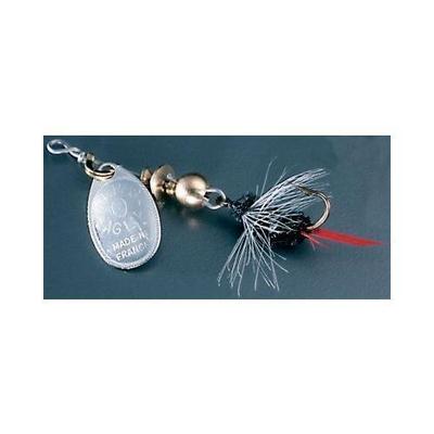 Mepps Silver-Bladed Spin Flies - GREEN (1/12 OZ)