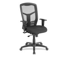 Lorell LLR86205 Executive High-Back Mesh Swivel Chair