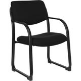Black Fabric Executive Side Chair w/Sled Base screenshot. Chairs directory of Office Furniture.