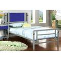 Platform Bed by Hokku Designs kids Metal in Blue/Gray | 41.13 H x 57.63 W x 78.75 D in | Wayfair JEG-8278G