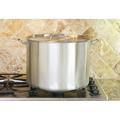 Cook Pro 35-qt. Stock Pot w/ Lid Stainless Steel in Gray | 11.25 H x 15.5 W in | Wayfair 514