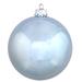 Vickerman 35243 - 8" Baby Blue Shiny Ball Christmas Tree Ornament (N592032DSV)