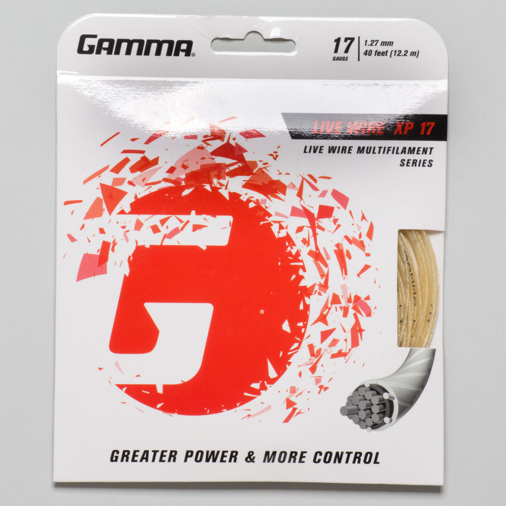 Gamma Live Wire XP 17 Tennis String Packages