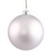 Vickerman 34840 - 3" Silver Matte Ball Christmas Tree Ornament (12 pack) (N590807DMV)