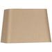 Beige Rectangular Linen Shade 12/7x14/9x10 (Spider)