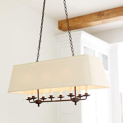 Remington 8-Light Rectangle Chandelier - Ballard Designs