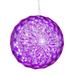 Vickerman 20308 - 30Lt x 6" LED Purple Crystal Ball Outdoor (X106606) Hanging Christmas Light Sphere