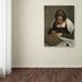 Trademark Fine Art 'The Needlewoman 1640-50' Print on Wrapped Canvas Metal | 32 H x 24 W x 2 D in | Wayfair BL01443-C2432GG