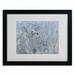 Trademark Fine Art 'Frost Pattern #6' Framed Photographic Print on Canvas Canvas, Crystal | 16 H x 20 W x 0.5 D in | Wayfair KS517-B1620MF