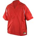 Louisville Slugger Youth Slugger Batting Cage Pullover with 1/4 Zip, Red