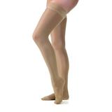 Ultrasheer 20-30 mmHg Large Suntan Thigh High Silicone Lace Strip